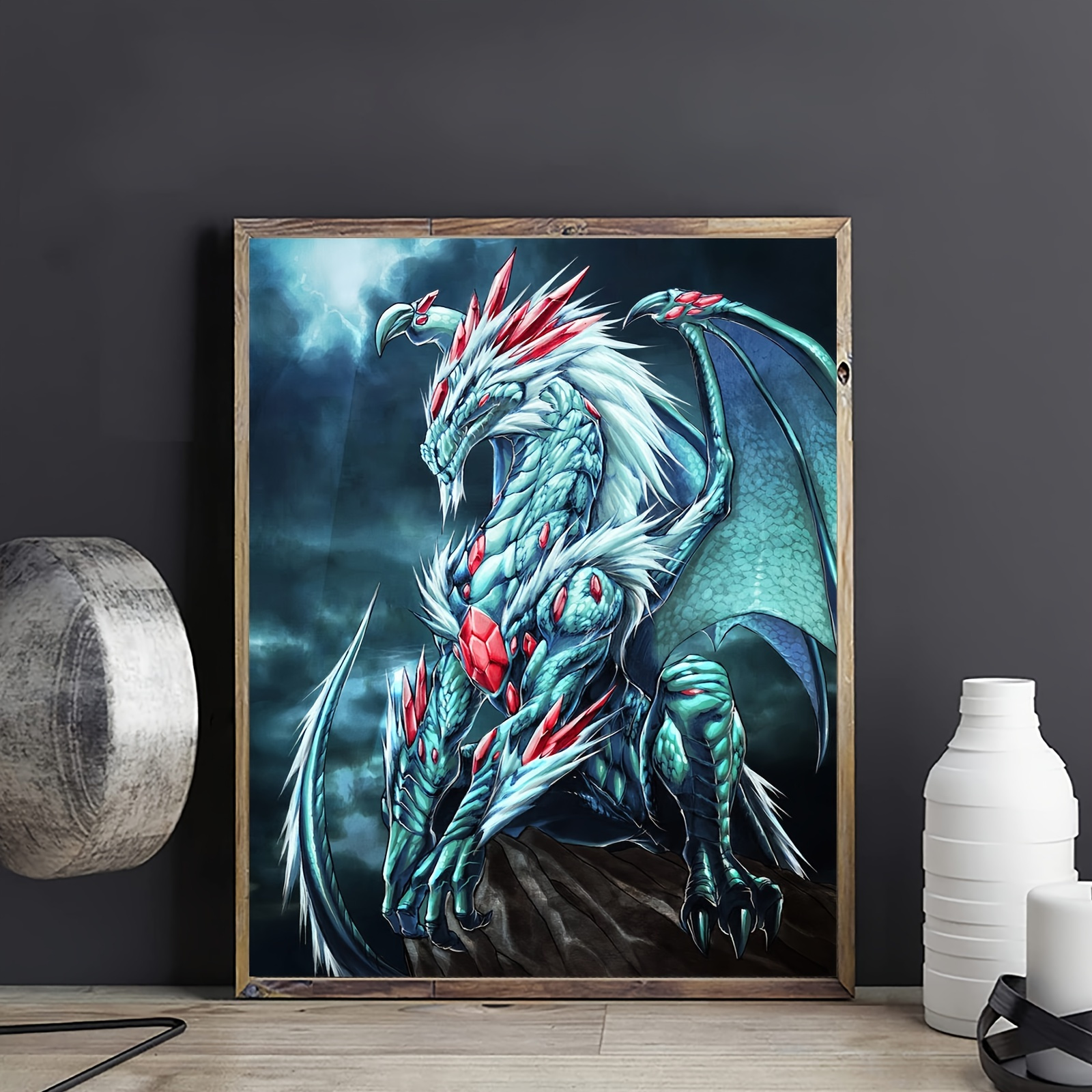 5d Diamond Painting Kits For Adults Full Drill The Dragon Embroidery  Painting Paint With Diamond For Christmas Home Wall Decor - Temu Bulgaria