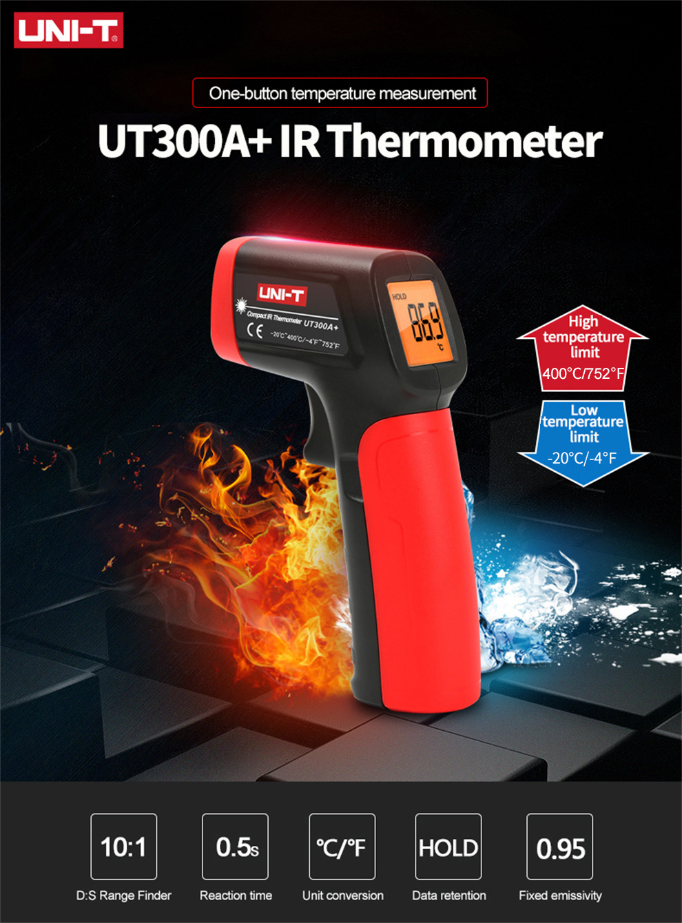 Upgrade Your Cooking With An Infrared Thermometer Heat Gun - Perfect For  Pizza Ovens, Griddles, Grills, And More - 4°f To 752°f - Temu