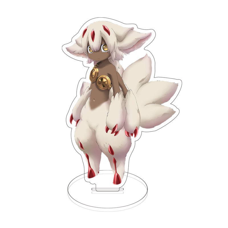 2023 NEW Anime Made In Abyss Riko Nanachi Faputa Mini Action Figure Doll  Model Plate Cosplay Toy for Acrylic Stand Gift