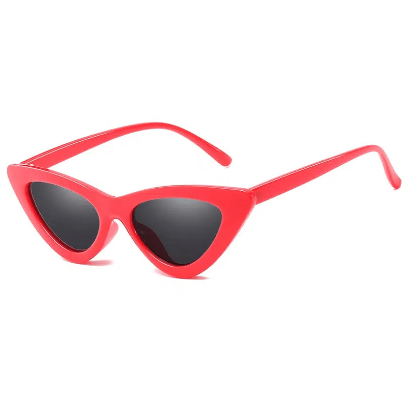 Hudson | Women Retro Vintage Cat Eye Sunglasses Red