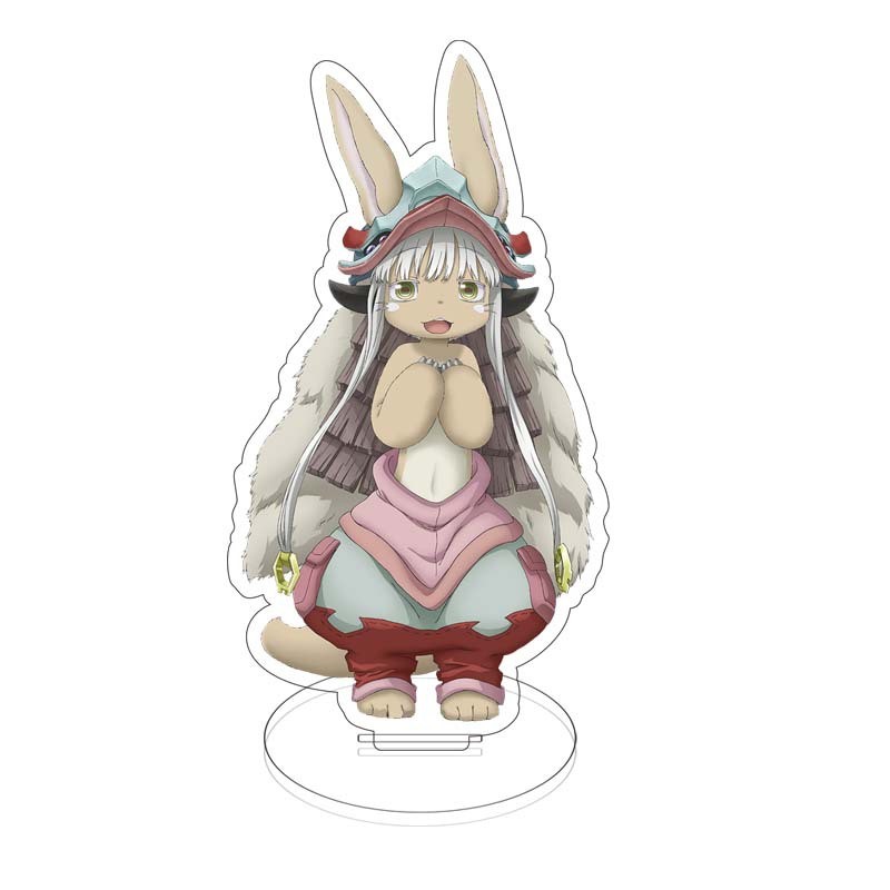 2023 NEW Anime Made In Abyss Riko Nanachi Faputa Mini Action Figure Doll  Model Plate Cosplay Toy for Acrylic Stand Gift