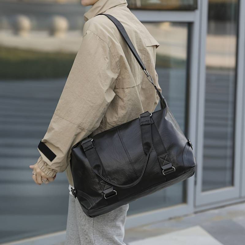 Large Zipper Duffel Bag Travel Storage Bag Carry On Bag Simple ...