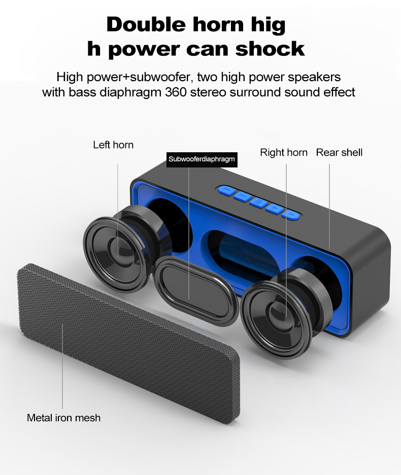 Home Wireless Audio Card Small Speaker
