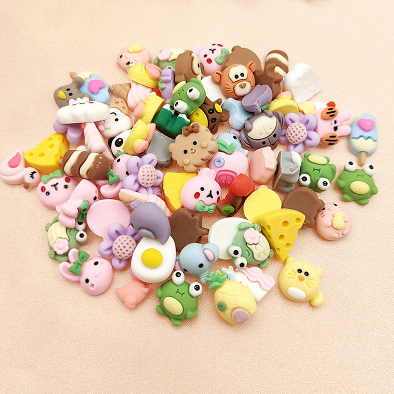 Cute cartoon small animals DIY resin accessories – Resinartz