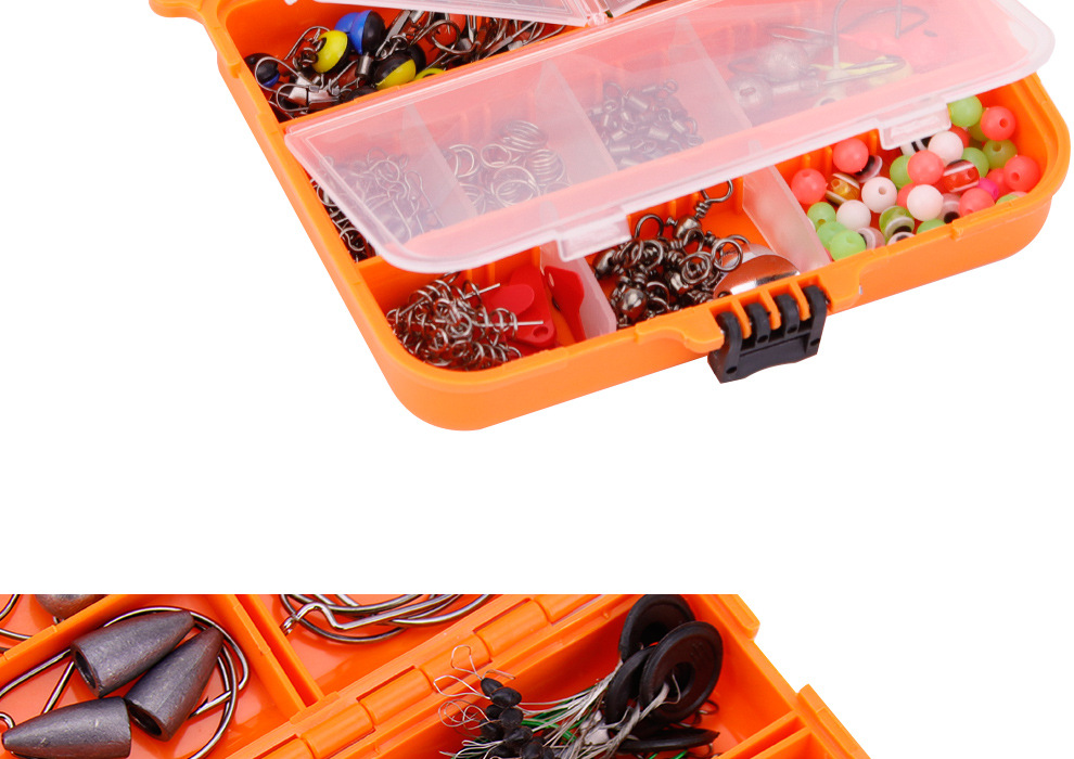 175pcs Fishing Accessories Kit,Portable Fishing Gear Tackle Box as Fishing  Gift,Including Jig Hooks/Bullet Weights Sinker/Fishing Swivel Snpas/Space  Beans for Saltwater Fishing : : Sports & Outdoors