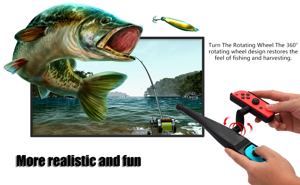 Fishing Rod Handle Grip Joy Con Controller Switch/ - Temu Sweden