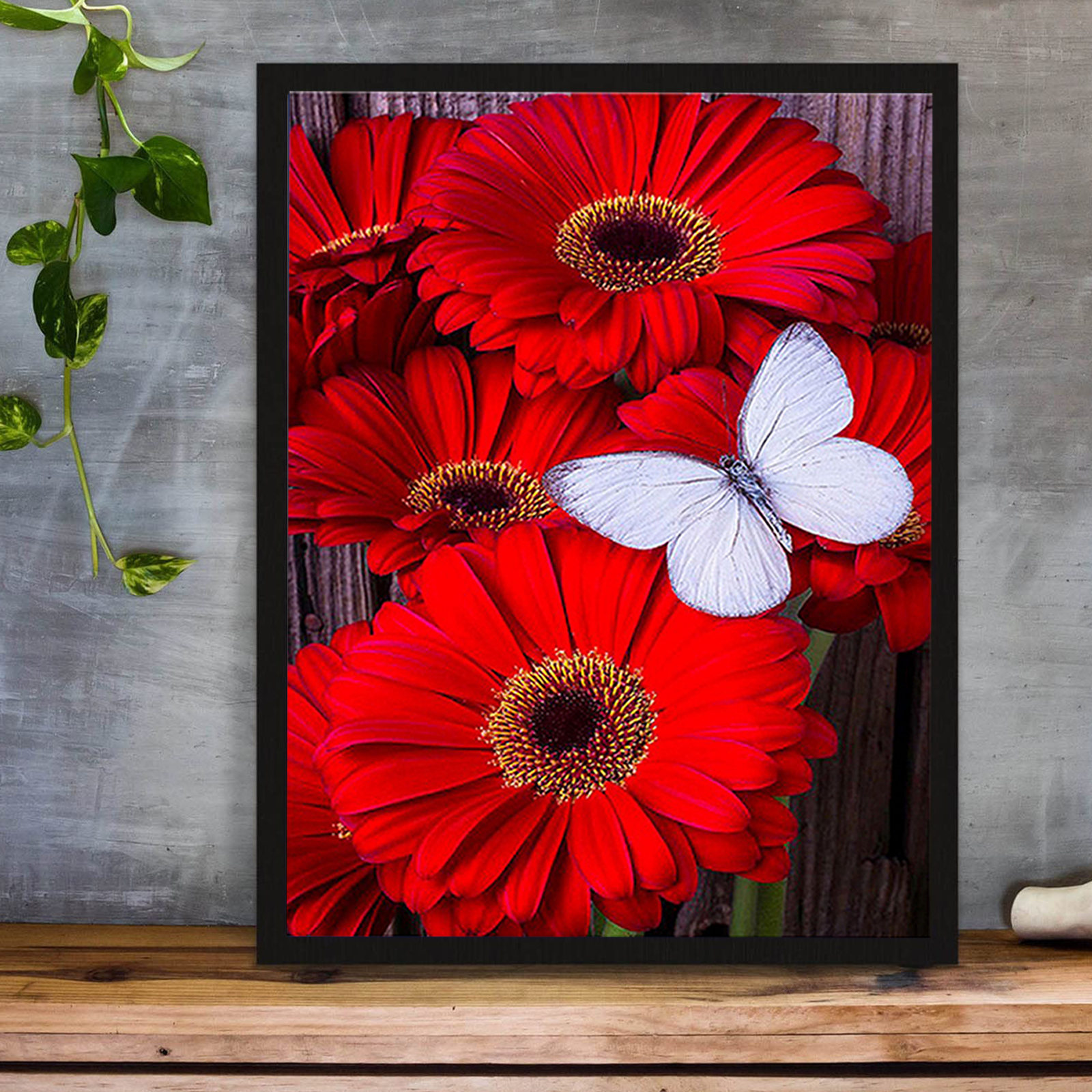 Diamond Painting Set Abstract Flowers Diy Hand painted - Temu