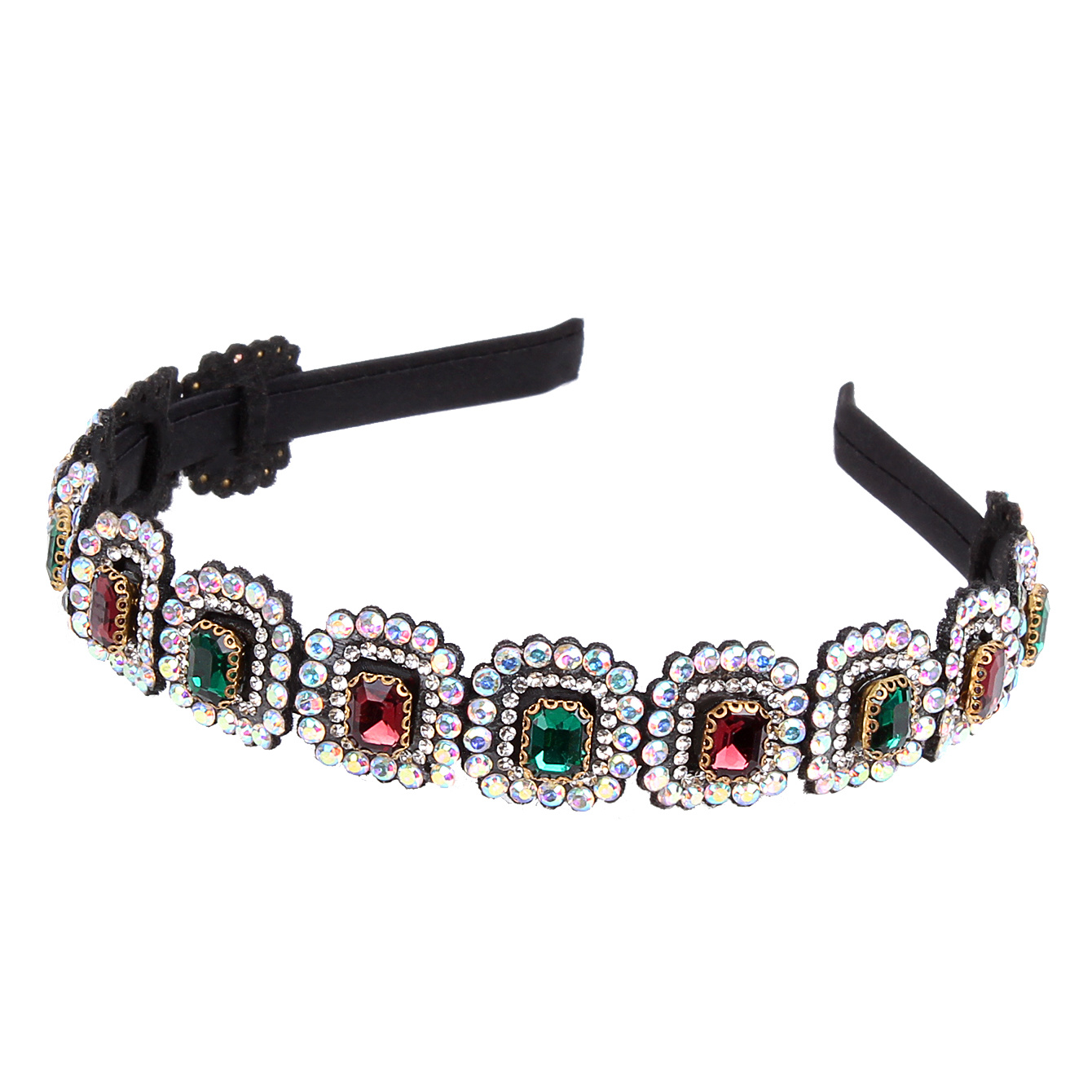 Ladies Vintage Colorful Rhinestone Headbands Fashion Luxury Hairband Party Prom Hair Accessories Today S Best Daily Deals Temu