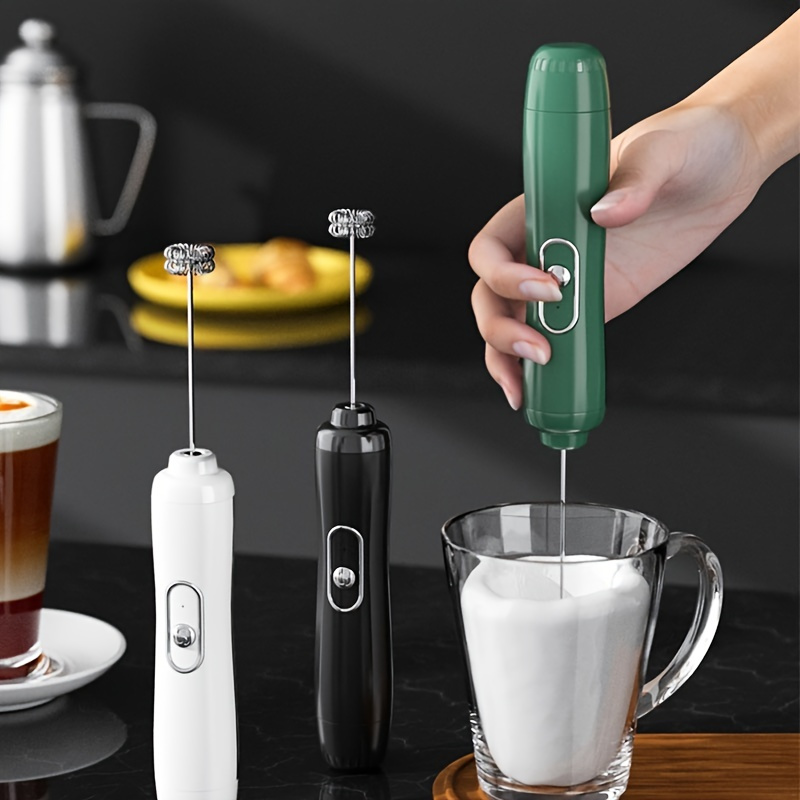 2 Mixer Heads Milk Frothing Coffee Handheld Frothing Electric Egg Beater,  Fast Blender, Usb Port For Charging Milk Froth, No Stand, Mini Blender And Coffee  Blender Froth Smoothie, Latte, Matcha - Temu