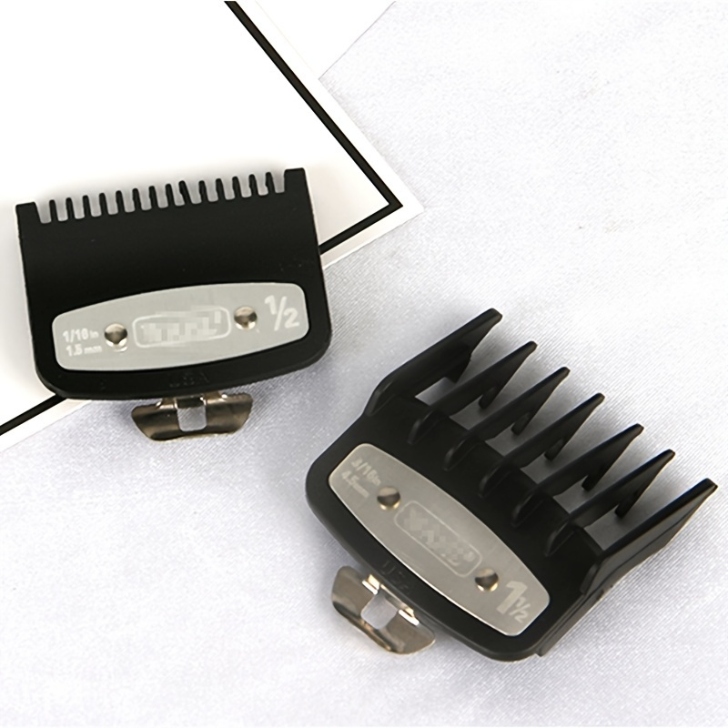 Clipper Guards For Hair Clippers Trimmers With Metal Clip 2 Cutting Lengths Fits Most Size