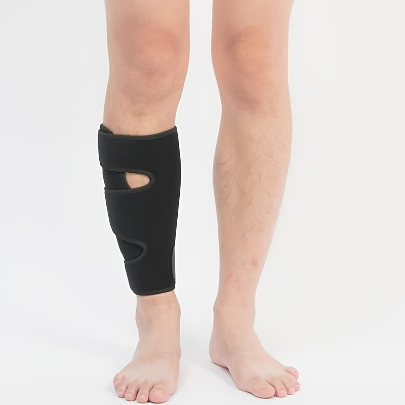 1pc Breathable Adjustable Hook And Loop Fastener Shin Splint