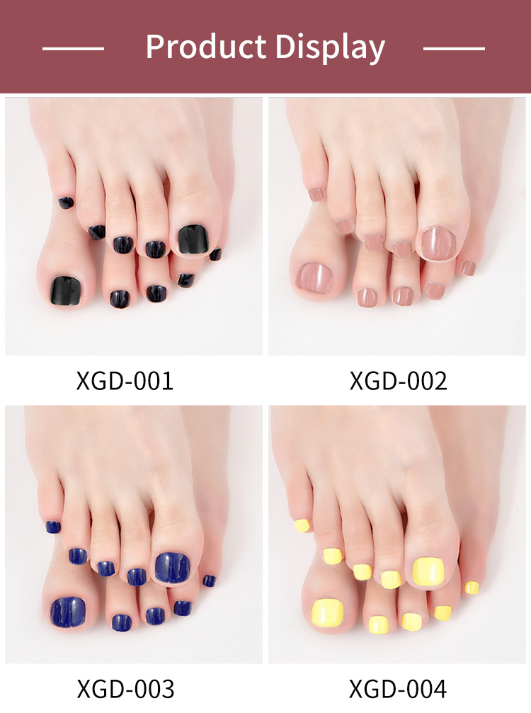 Toe Nail Polish Stickers Nail Polish Strips Decals Full Temu
