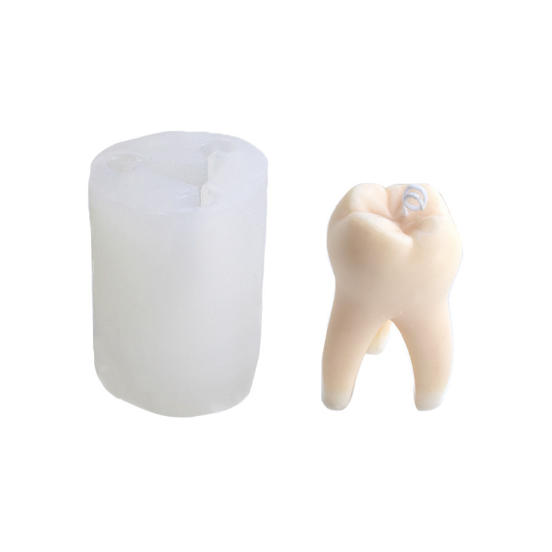 Imitation Human Teeth Tooth Teeth silicone mold teeth mold tooth mold  multiple cavities | Soap | Candle | Mold for Wax | Mold for Resin NC041