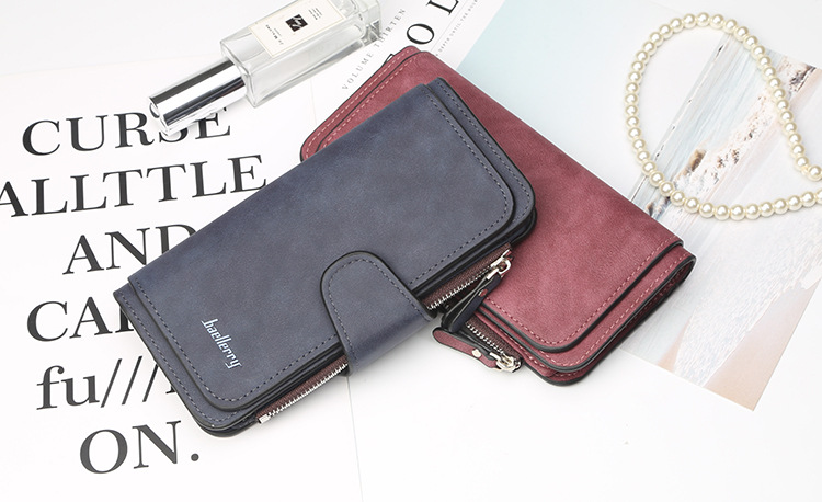 Classic Trendy Long Coin Purse, Faux Leather Multi Wallet, Large-capacity  Purse With Zipper - Temu Germany