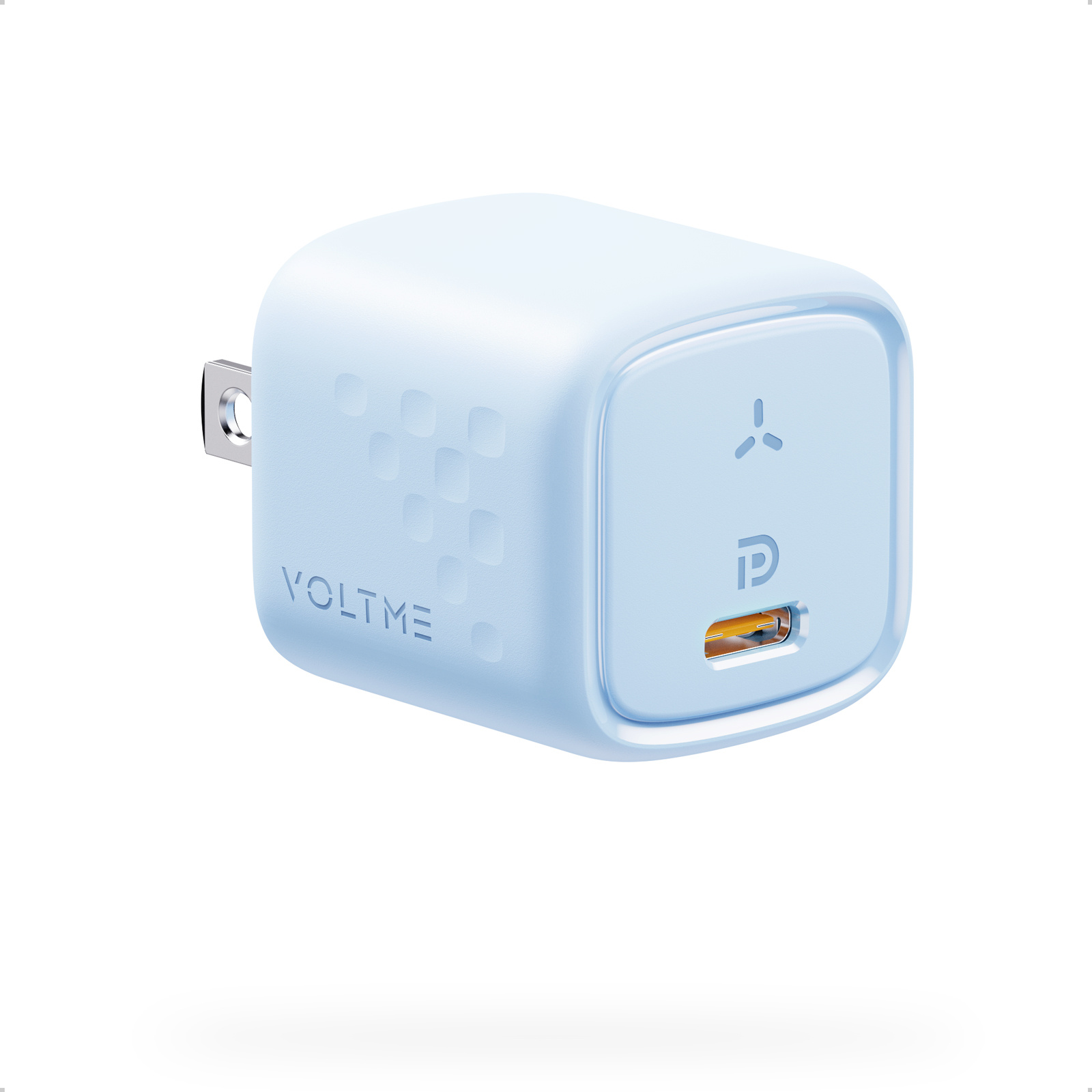VOLTME-cargador USB A + C de 30W, dispositivo de carga rápida PD 3