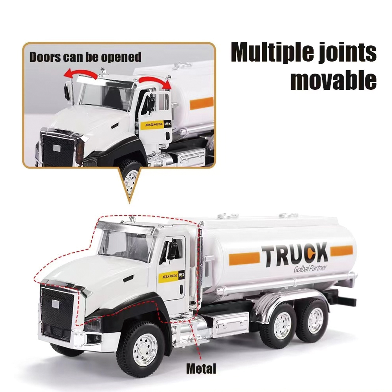 1/50 Metal Model Cars Diecast Transport Vehicles Truck Toys - Temu