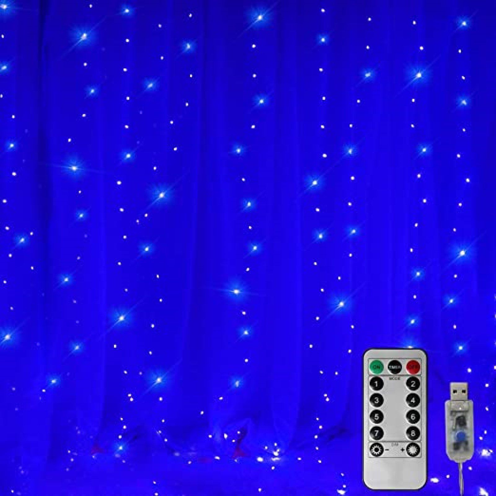 Smart Curtain Lights Sparkling Background Light Wedding Backdrop LED Wall  Hanging Rainbow Fairy String Lights_copy, String Lights