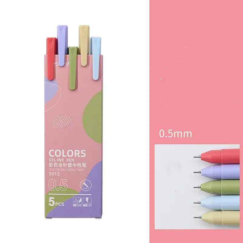 Morandi Color Gel Pens With Black Refills Add A Pop Of Color - Temu Belgium