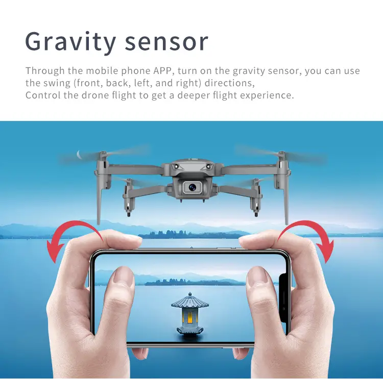 s17 foldable drone:dual camera, s17 foldable drone dual camera vr 3d led light obstacle avoidance gesture talking photo more plus carrying bag details 10