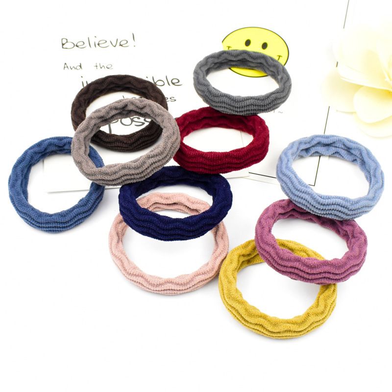 100pcs Multiple Colour Hair Tie For Thick And Curly Hair Ponytail Holders  Hair Elastic Band Hair Accessories - Baby Products - Temu
