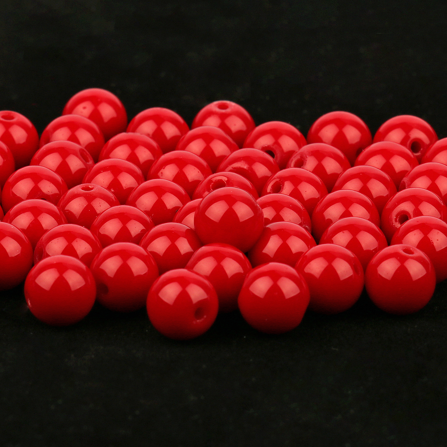 Natural Stone Red Coral Beads Round Loose Beads Jewelry - Temu