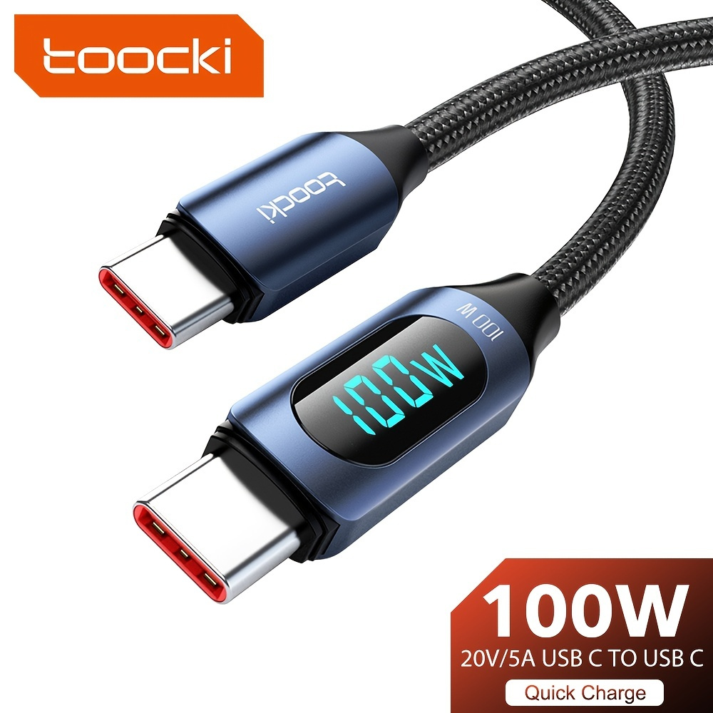 1pc / 3pcs 39.37inch / 3.3ft Usb C Cable 2a Tipo C Cable - Temu