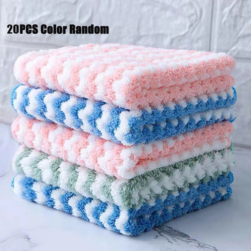Buy Wholesale China Microfiber Cleaning Cloth For Kitchen, Premium Coral  Velvet Dish Cloths For Washing Dishes, Super Absorbent Coral Fleece Rags & Dish  Cloth, Kitchen Cleaning Cloth, Microfiber Rag at USD 0.5