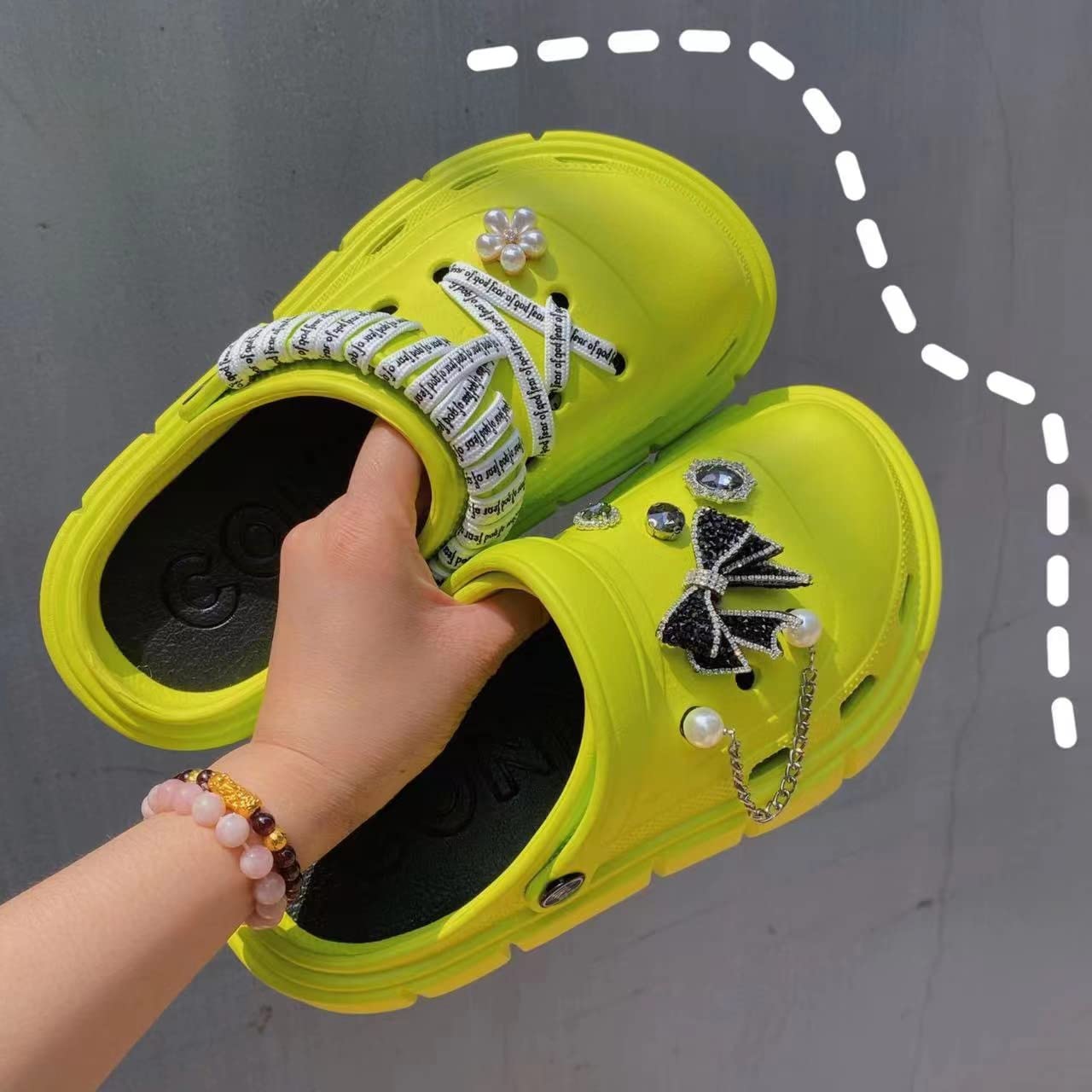 Brand Designer Croc Charms Accessories Bling Rhinestone - Crocs