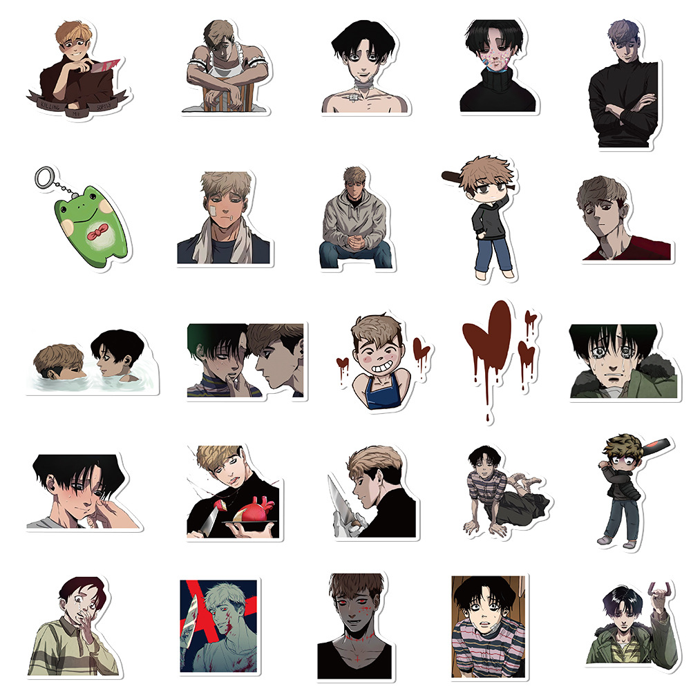 Killing Stalking Yoon Bum & Sangwoo Sticky Ceii Accessory 