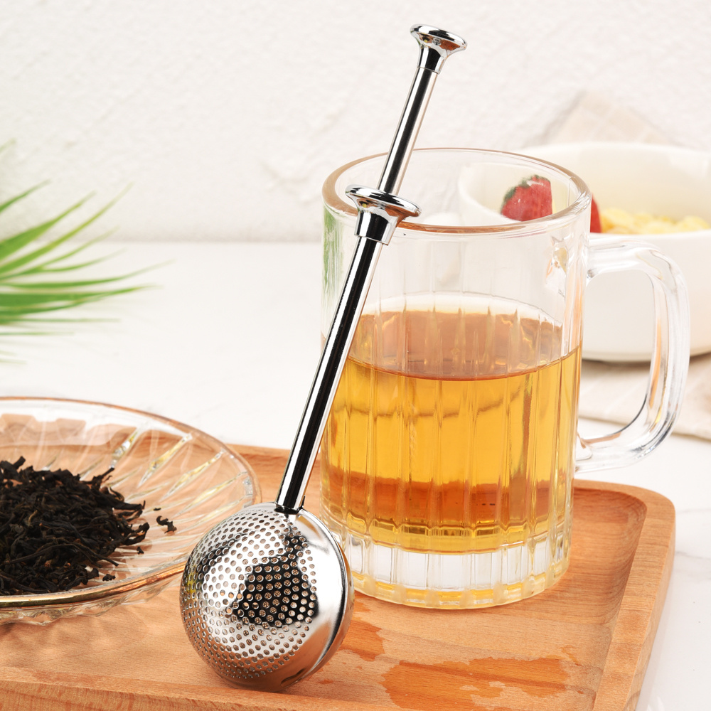 Premium Stainless Steel Tea Infuser With Long Handle And - Temu