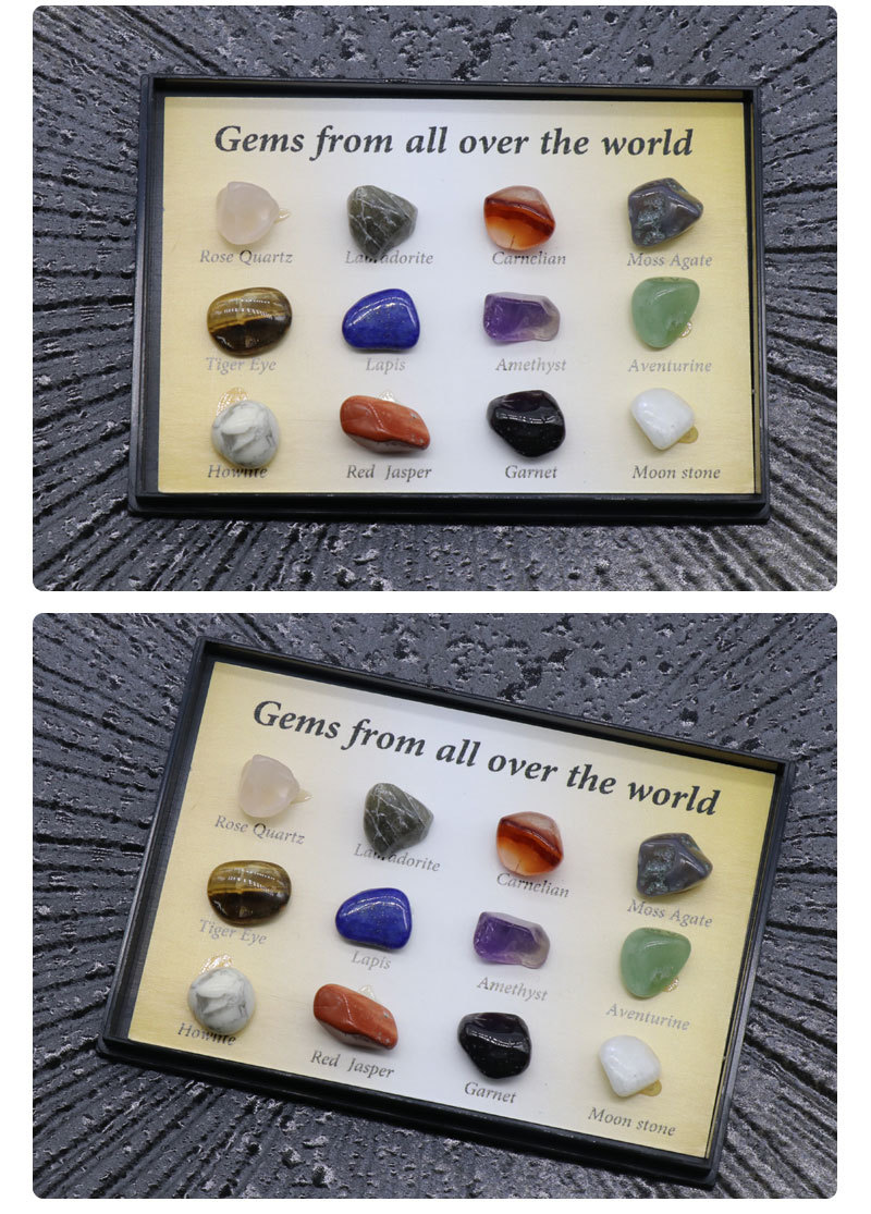 Mixed Mineral Ore Specimens Gemstones Box - Temu