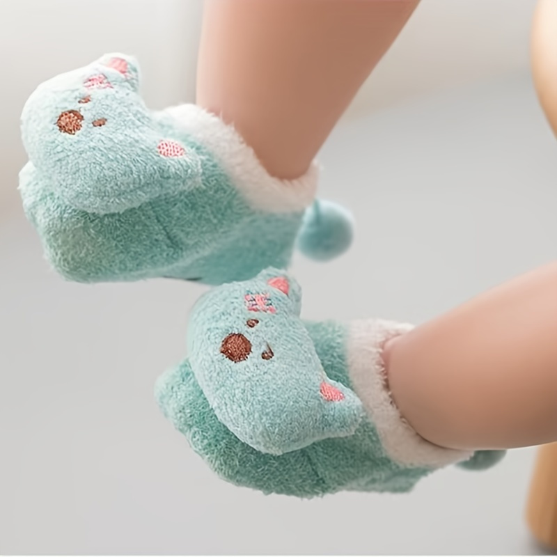 Boys And Girls Animal Indoor Slipper Shoes, Non-slip Baby First-walking Shoes