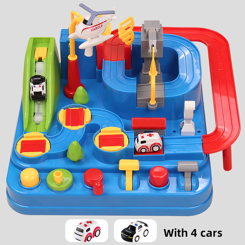 Jogo de pista de corrida para crianças - Brinquedo de aventura de carro de  pista de corrida