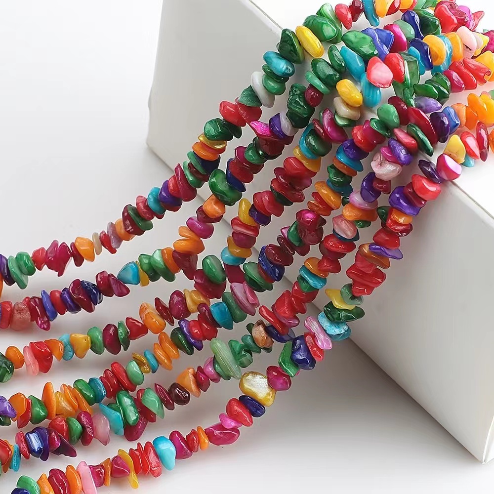 XWQ 1 Bag 100g Colorful Mixed Irregular Shape Tumbled Stones Rock Gem Beads  Chips 
