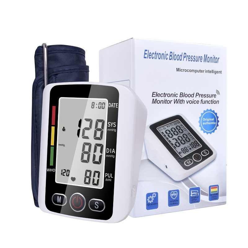 Home-use Arm-type Automatic High-precision Battery Sphygmomanometer Measuring Instrument Pressure Measuring Instrument