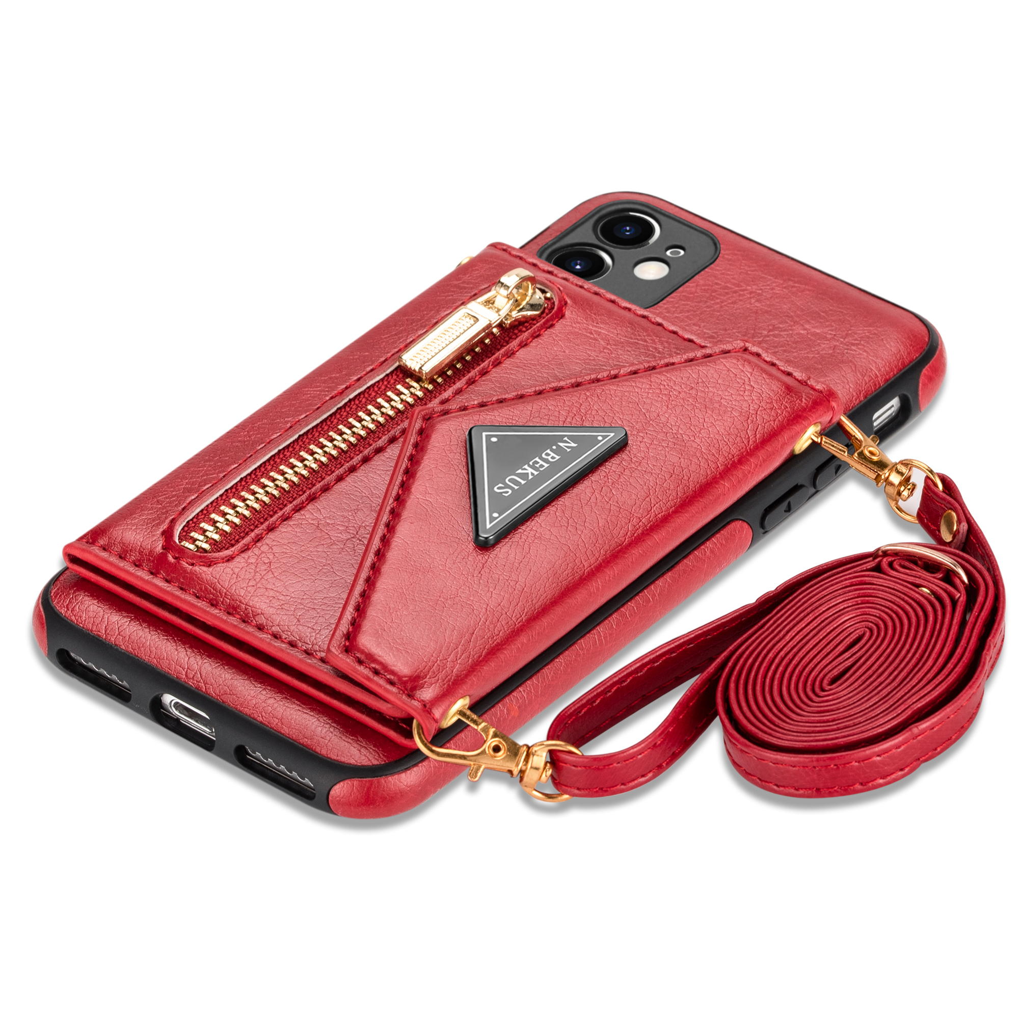 Crossbody Clear Case for iPhone 14 iPhone 13 Samsung Case 