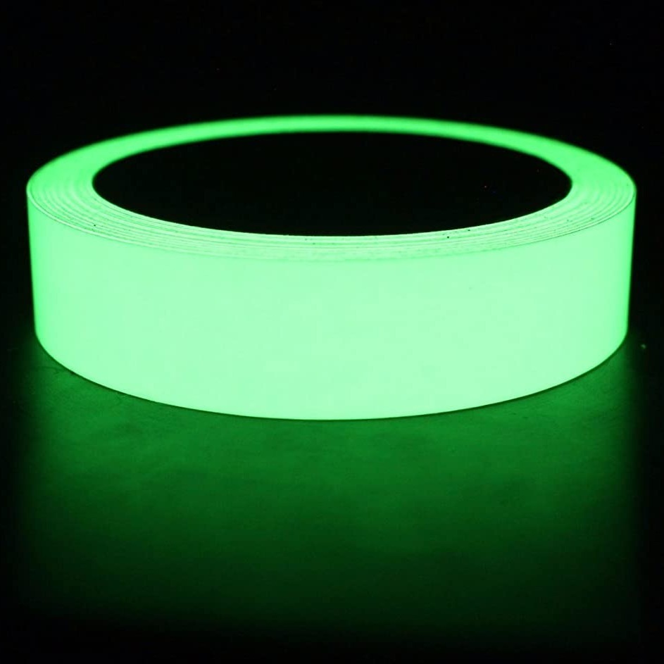 glow in the dark tape bright rechargeable long lasting fluorescent tape luminous tape for halloween night decorations outdoor sports and marking for retailers workshops