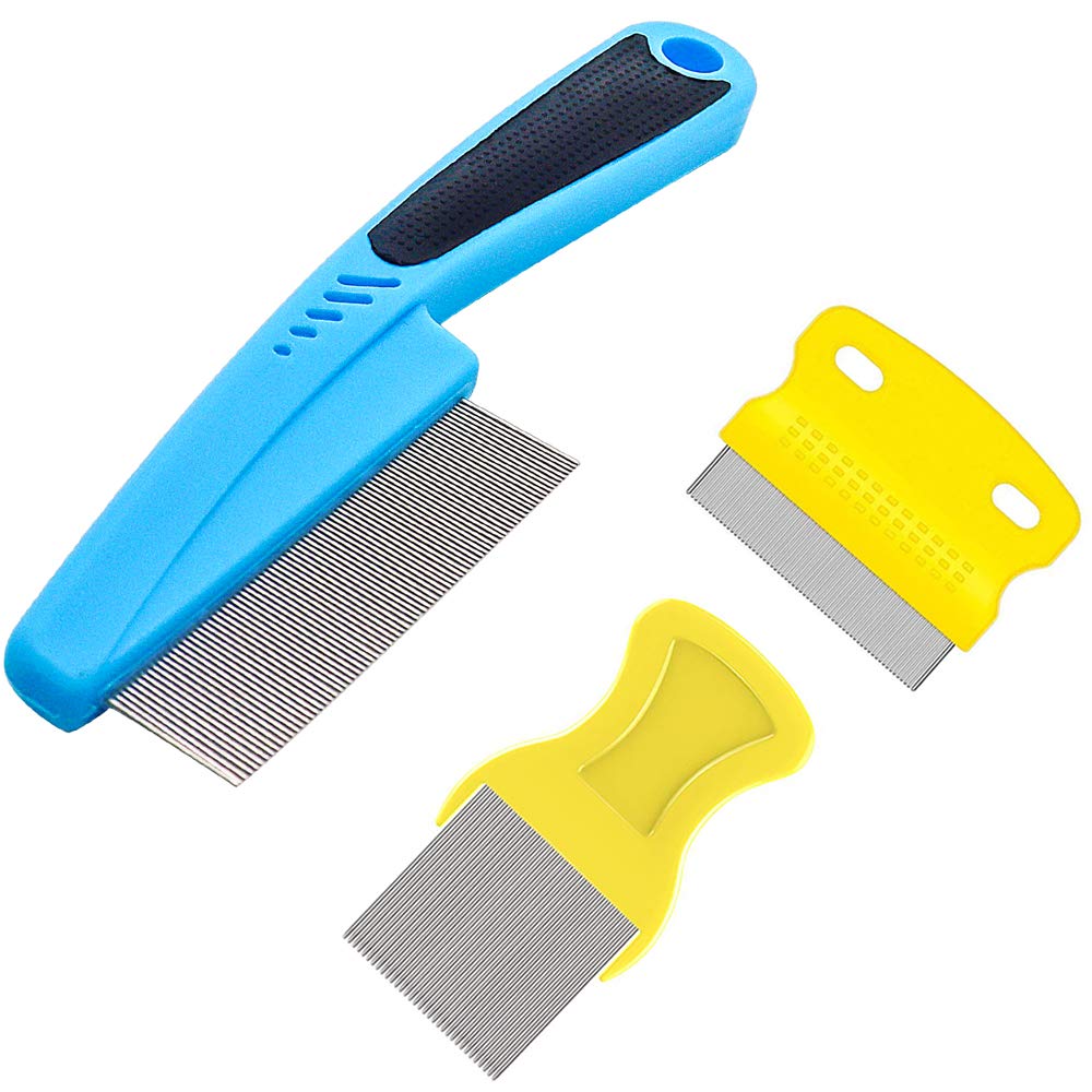 Dog comb outlet that kills fleas