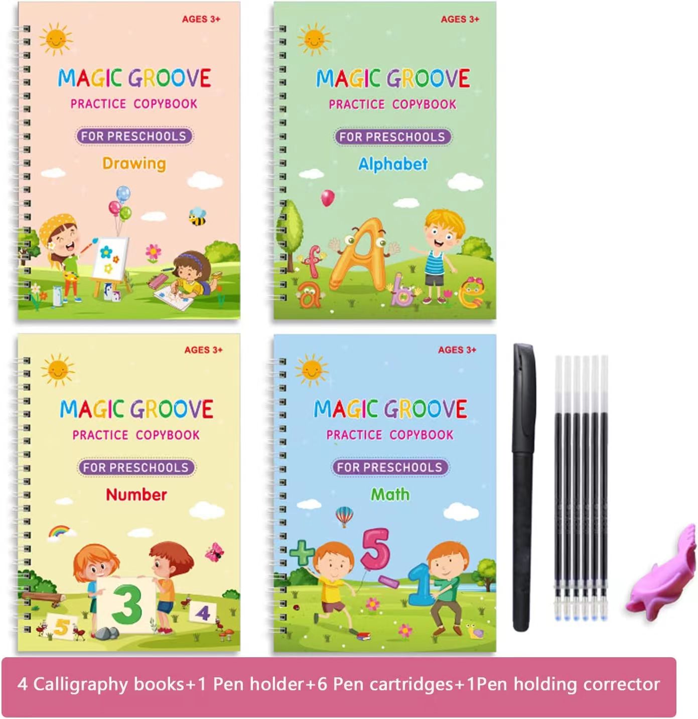 Groove Copybook for Calligraphy Books for Kids Word Children's