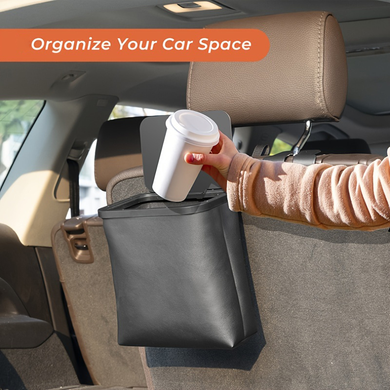 Collapsible Car Trash Can Waterproof Hanging Bin For Suv - Temu