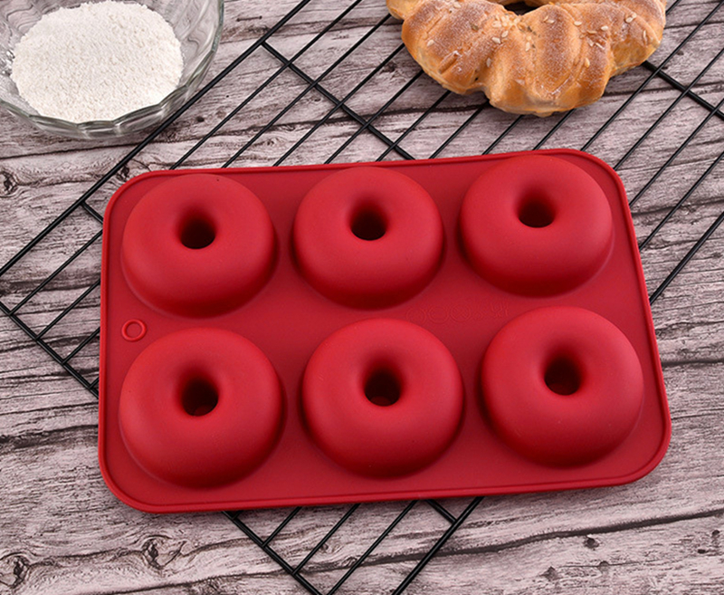 Flexible Silicone Donut Mold Perfect For Baking Homemade - Temu