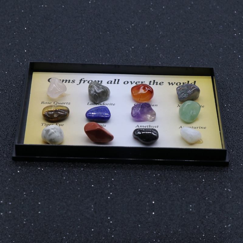 Mixed Mineral Ore Specimens Gemstones Box - Temu