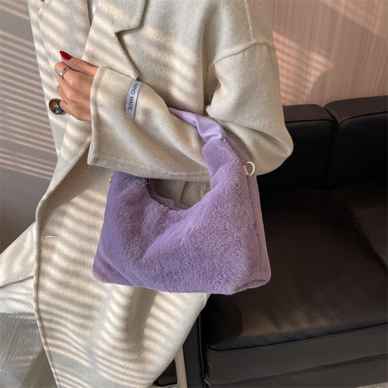 Trendy Solid Color Handbag, Women's Cute Crossbody Bag With Zipper