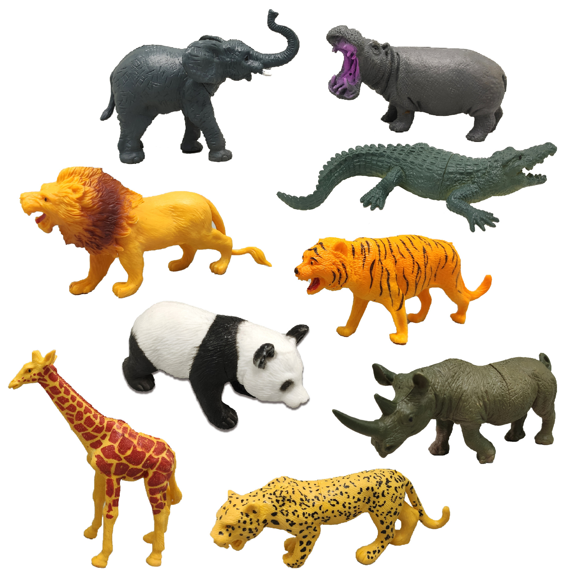 Mini Jungle Animal Playset Realistic Wild Plastic Animal Temu
