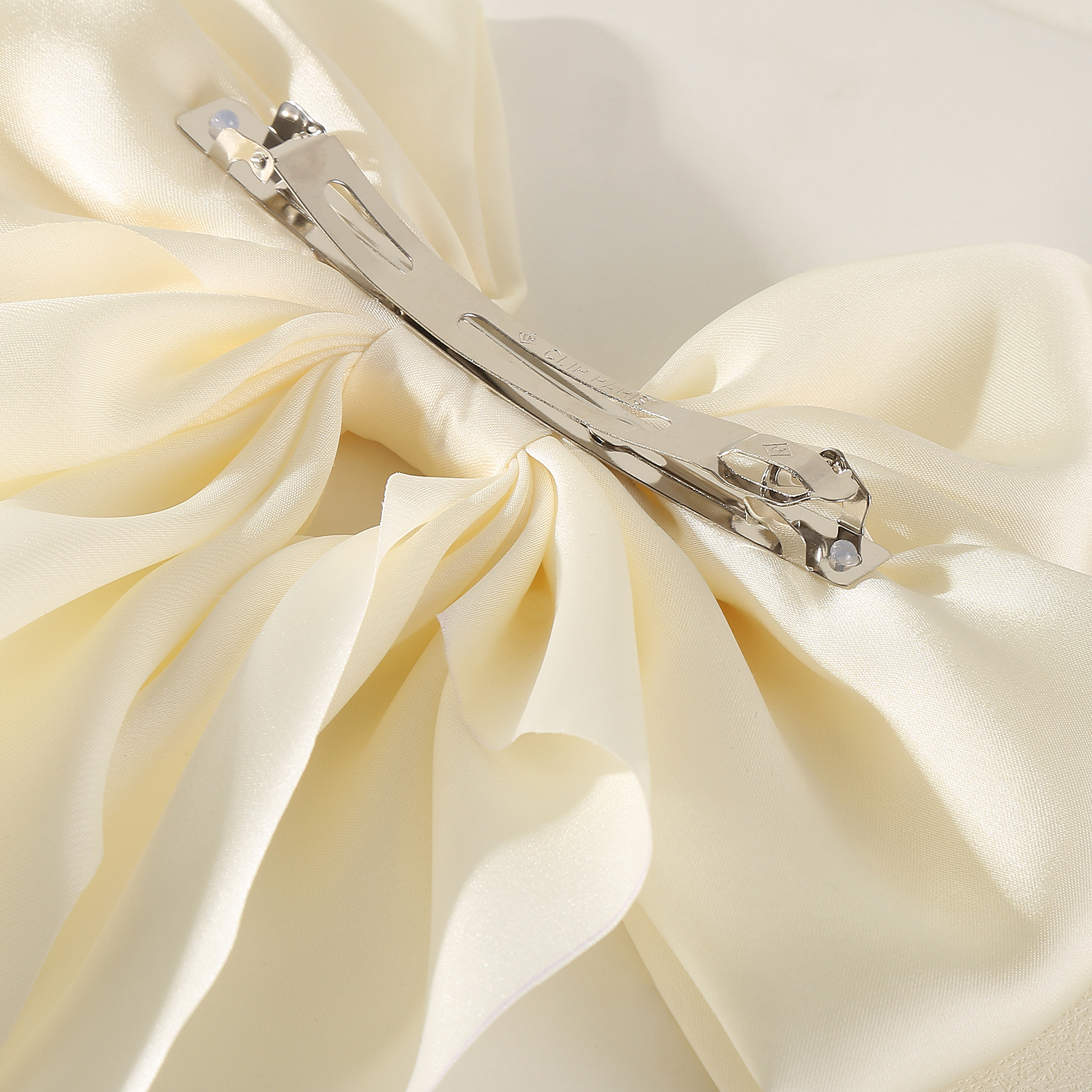 Elegant Vintage Satin Oversized Bow Hair Clip Prom Special Temu