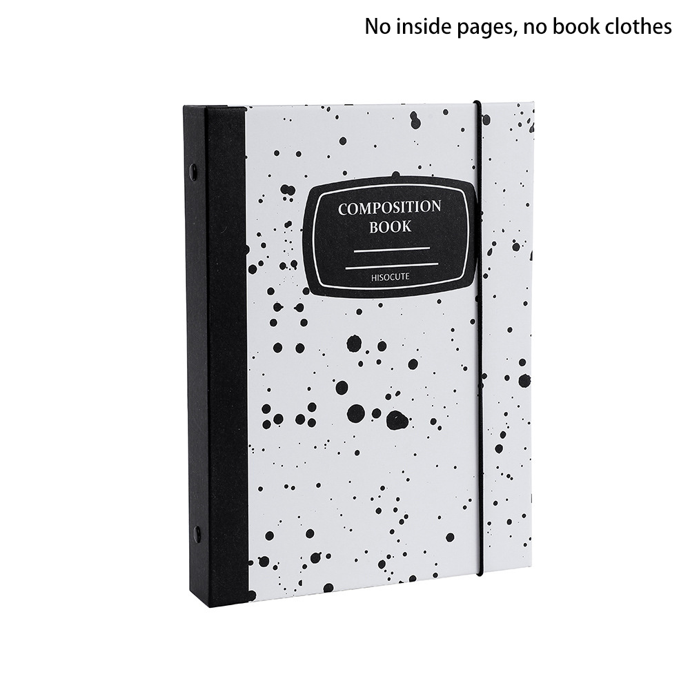 Small Binder with BLACK Ink pages