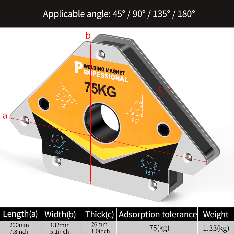 1pc Localisateur De Soudure Aimant Magnétique Coin Soudeur - Temu