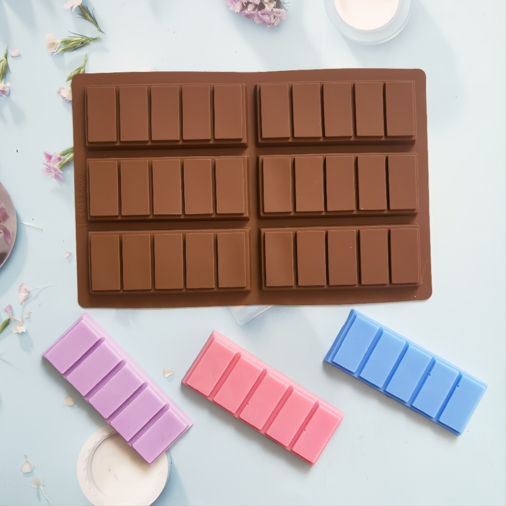 Chocolate Molds Rectangle Chocolate Bar Sweet Molds - Temu