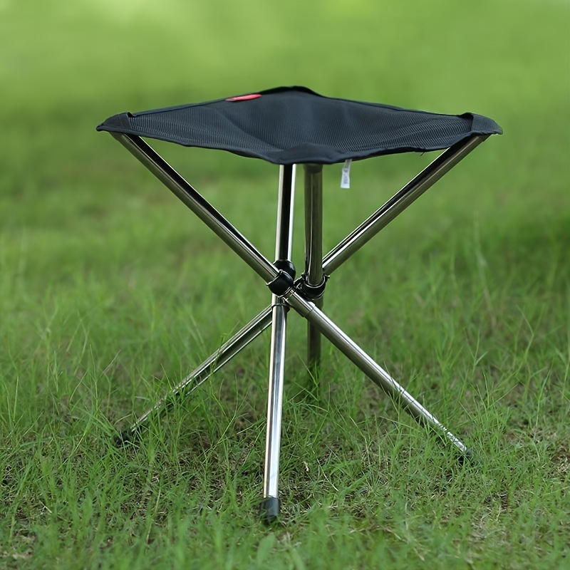 Folding Chair Ice Fishing Aluminum Alloy Stool Foldable Outdoor Chairs Seat  Camping Supplies Travel Portable