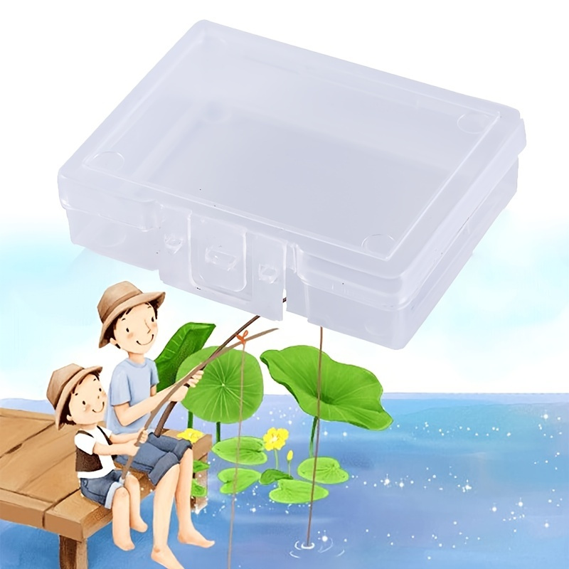 Transparent Plastic Fishing Tackle Box Convenient Storage - Temu